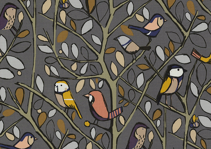 Tweety, Charcoal - Roman Blind - Image 6